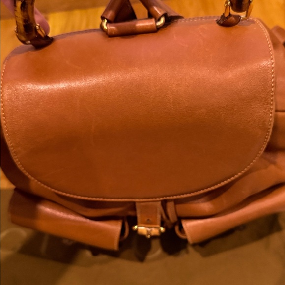 Gucci Brown Leather Backpack - Picture 4 of 9